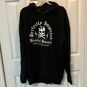 Black Curvy 3X Women's Sweatshirt